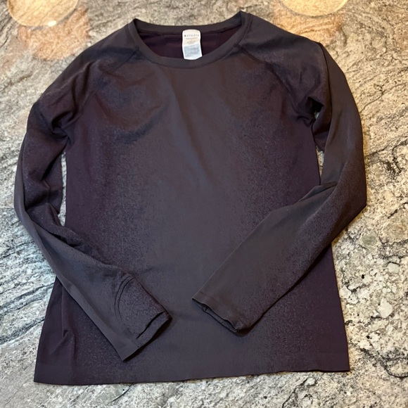 Athleta Women’s Long-Sleeve Performance Tees - Set/3 - Blue, Charcoal, Gray - Picture 6 of 13